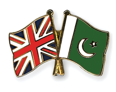 Fahnen Pins Grossbritannien Pakistan
