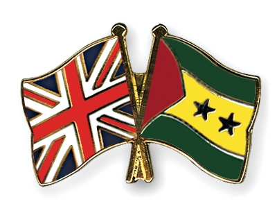 Fahnen Pins Grossbritannien Sao-Tome-und-Principe