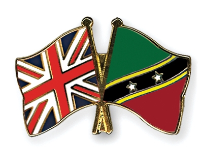 Fahnen Pins Grossbritannien St-Kitts-und-Nevis