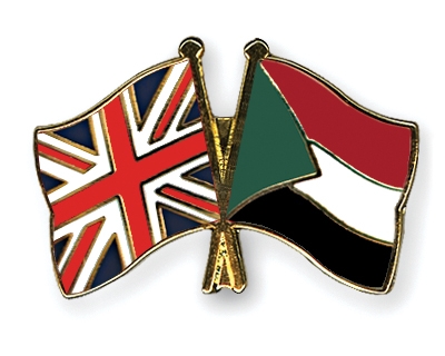 Fahnen Pins Grossbritannien Sudan