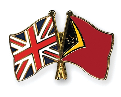 Fahnen Pins Grossbritannien Timor-Leste