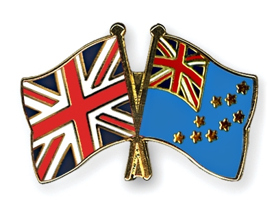 Fahnen Pins Grossbritannien Tuvalu