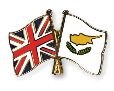 Fahnen Pins Grossbritannien Zypern