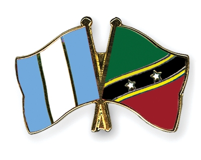 Fahnen Pins Guatemala St-Kitts-und-Nevis