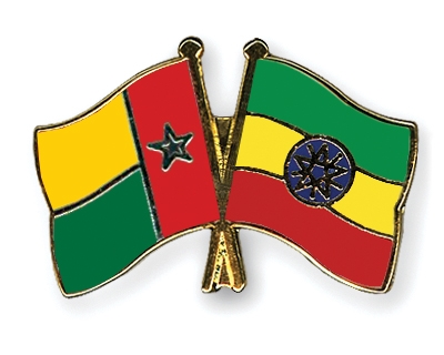 Fahnen Pins Guinea-Bissau thiopien