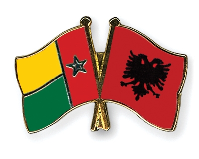 Fahnen Pins Guinea-Bissau Albanien