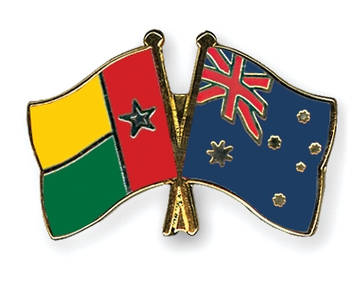 Fahnen Pins Guinea-Bissau Australien