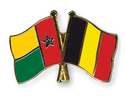 Fahnen Pins Guinea-Bissau Belgien