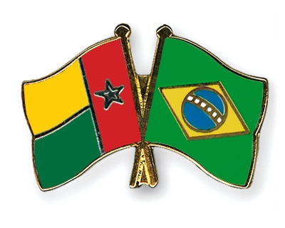Fahnen Pins Guinea-Bissau Brasilien