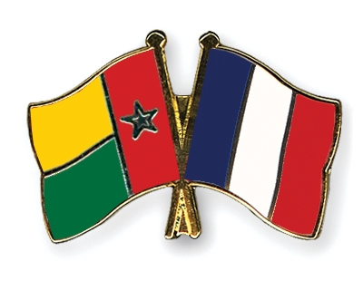 Fahnen Pins Guinea-Bissau Frankreich