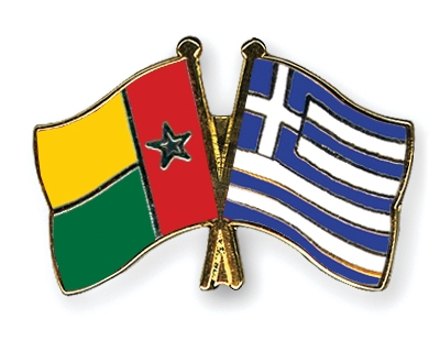 Fahnen Pins Guinea-Bissau Griechenland