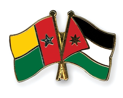 Fahnen Pins Guinea-Bissau Jordanien