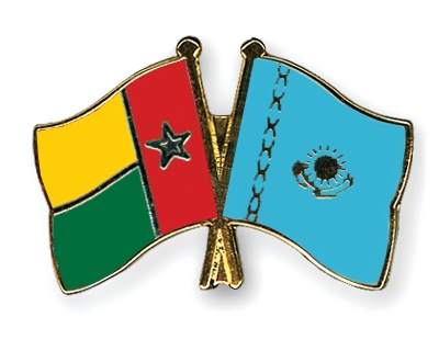 Fahnen Pins Guinea-Bissau Kasachstan
