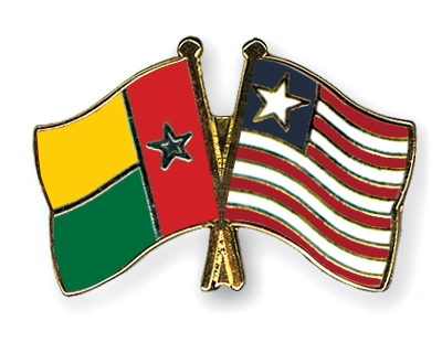 Fahnen Pins Guinea-Bissau Liberia