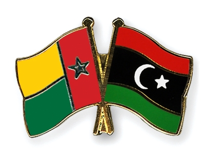 Fahnen Pins Guinea-Bissau Libyen