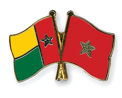 Fahnen Pins Guinea-Bissau Marokko