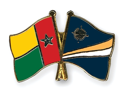 Fahnen Pins Guinea-Bissau Marshallinseln
