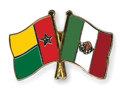 Fahnen Pins Guinea-Bissau Mexiko
