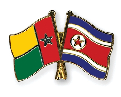 Fahnen Pins Guinea-Bissau Nordkorea