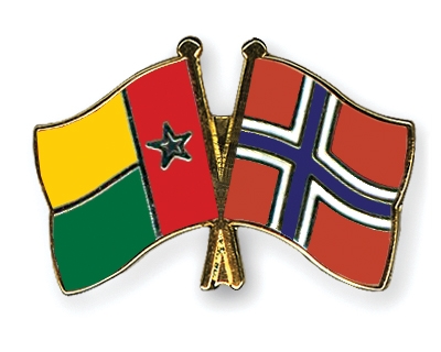 Fahnen Pins Guinea-Bissau Norwegen