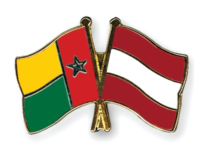 Fahnen Pins Guinea-Bissau sterreich