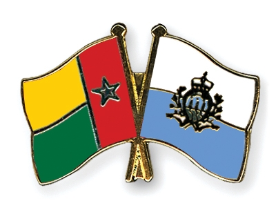 Fahnen Pins Guinea-Bissau San-Marino