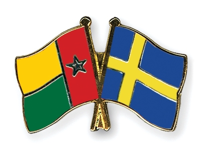 Fahnen Pins Guinea-Bissau Schweden