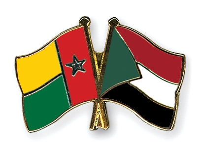 Fahnen Pins Guinea-Bissau Sudan