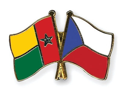 Fahnen Pins Guinea-Bissau Tschechische-Republik