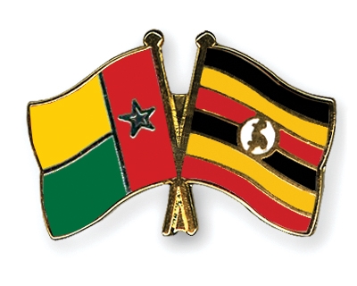 Fahnen Pins Guinea-Bissau Uganda
