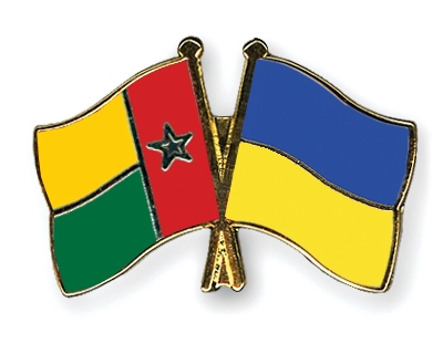 Fahnen Pins Guinea-Bissau Ukraine