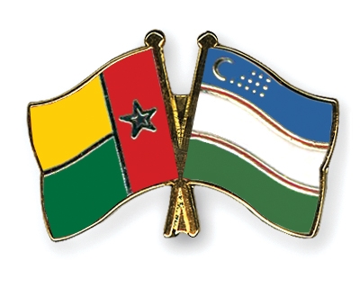 Fahnen Pins Guinea-Bissau Usbekistan