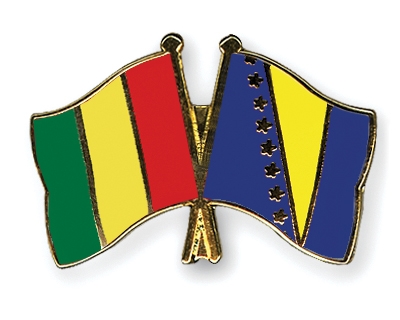 Fahnen Pins Guinea Bosnien-und-Herzegowina
