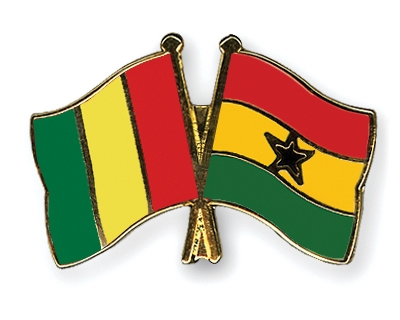 Fahnen Pins Guinea Ghana