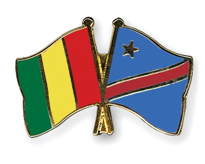 Fahnen Pins Guinea Kongo-Demokratische-Republik