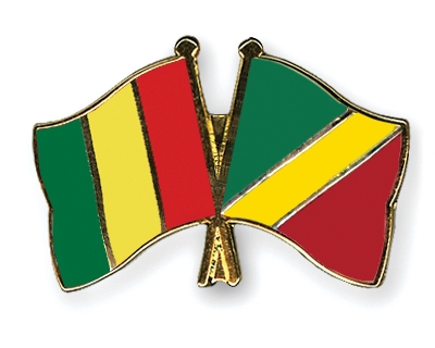 Fahnen Pins Guinea Kongo-Republik