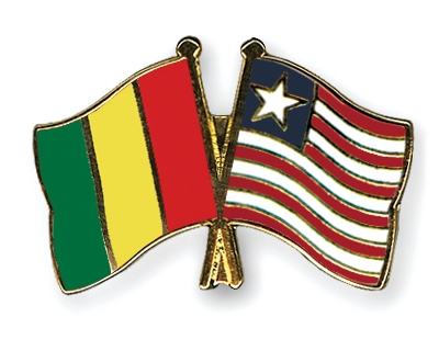 Fahnen Pins Guinea Liberia
