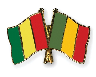 Fahnen Pins Guinea Mali