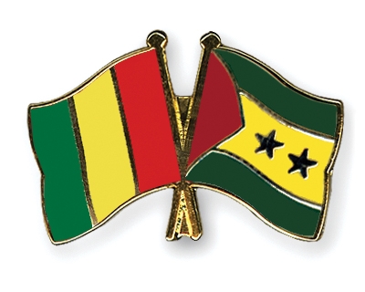 Fahnen Pins Guinea Sao-Tome-und-Principe