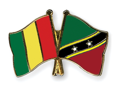 Fahnen Pins Guinea St-Kitts-und-Nevis