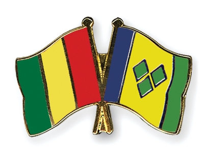 Fahnen Pins Guinea St-Vincent-und-die-Grenadinen