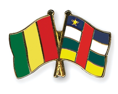 Fahnen Pins Guinea Zentralafrikanische-Republik
