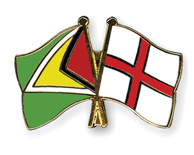 Fahnen Pins Guyana England