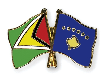 Fahnen Pins Guyana Kosovo