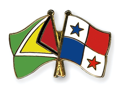 Fahnen Pins Guyana Panama
