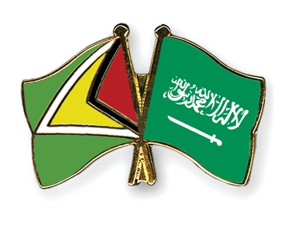 Fahnen Pins Guyana Saudi-Arabien