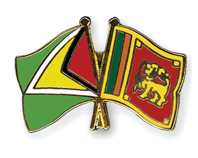 Fahnen Pins Guyana Sri-Lanka