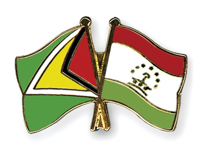 Fahnen Pins Guyana Tadschikistan