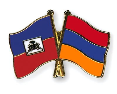 Fahnen Pins Haiti Armenien