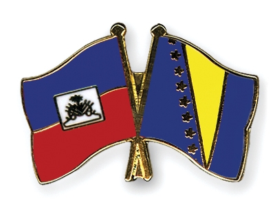 Fahnen Pins Haiti Bosnien-und-Herzegowina
